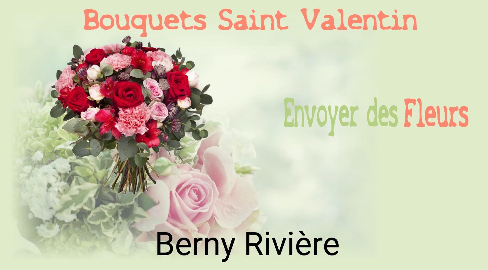 Roses de Saint-Valentin livrées à Berny-Rivière